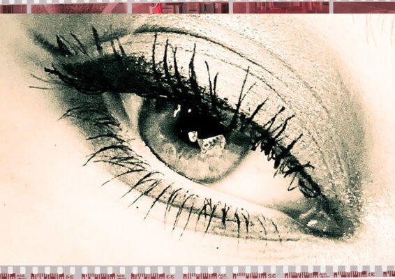 Artisitc picture of womans eye on film anitque filter_Truth-Poem by Dawn Francis_Rebel-Faith_