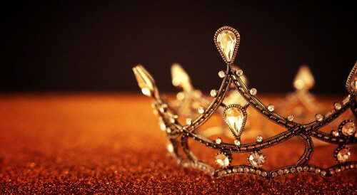 Simple beautiful jeweled gold crown_She Is Forever poem by Dawn Francis_Rebel-Faith