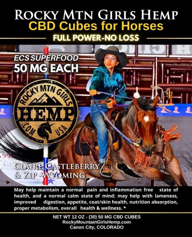 50 MG CBD Cubes for Horses 2024 label_Claire Castleberry & Zip-WY_website