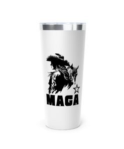 MAGA COWGIRL "Ride with TRUMP" -Tumbler 22oz
