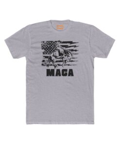 MAGA Bronc Riding Teeshirt_by RockyMtnGirls