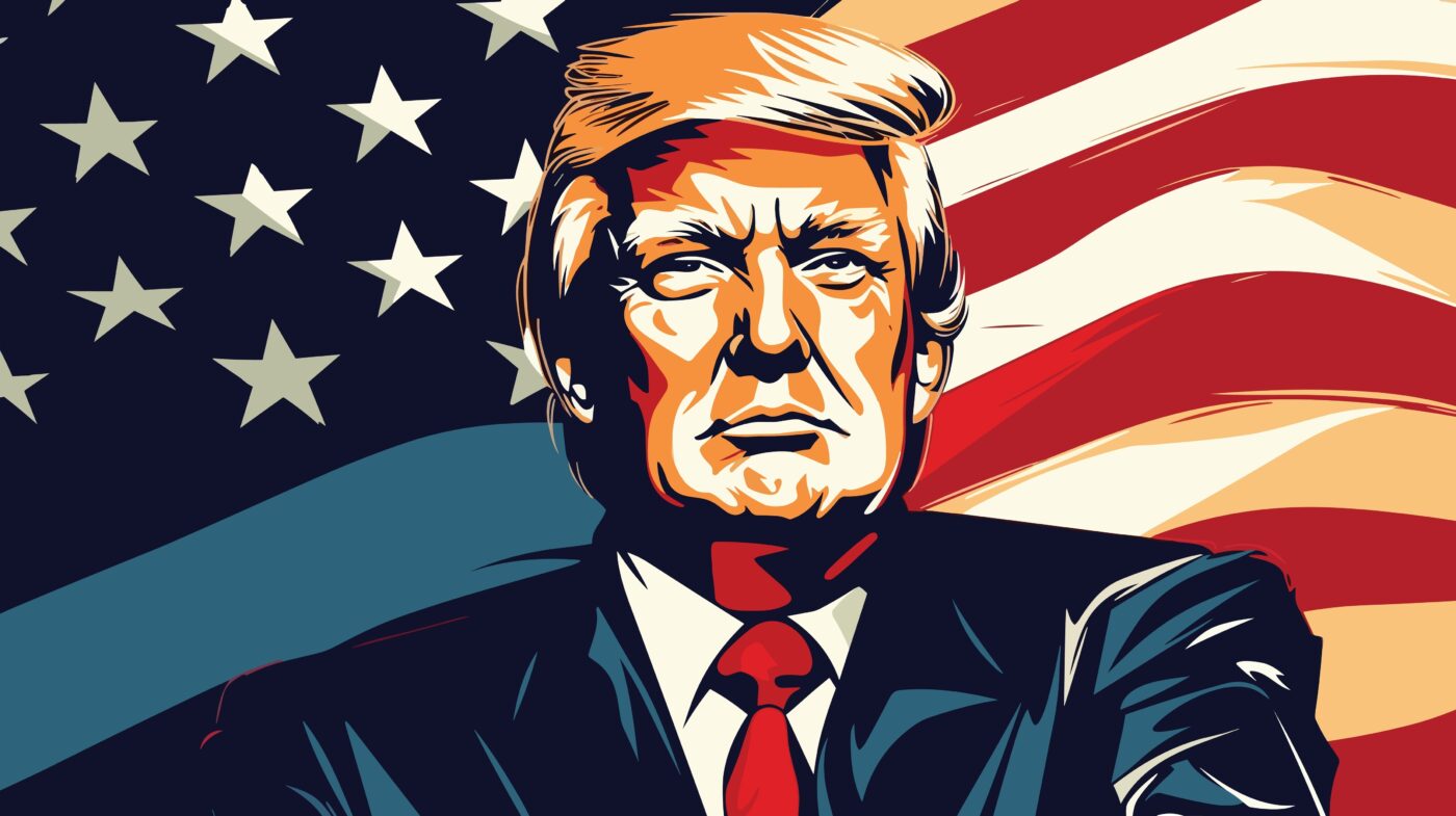 June,21st,2023:,Portrait,Of,Donald,Trump,Standing,Proudly,In
