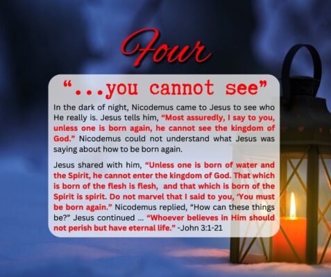 FOUR Red Letters_you cannot see_Rebel-Faith 2024