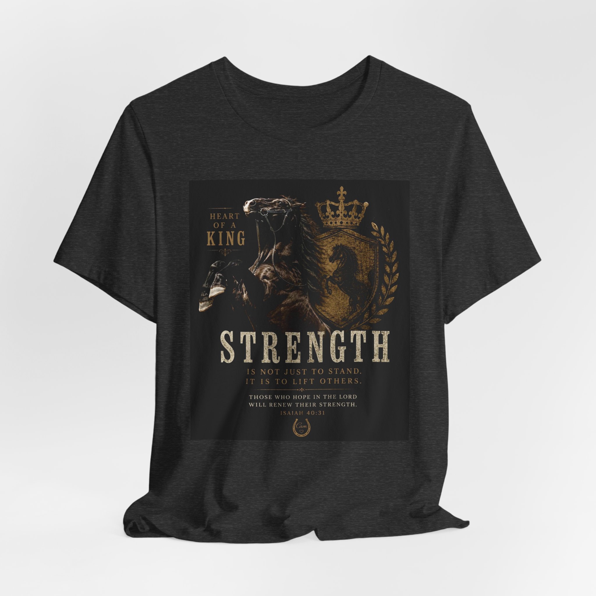 STRENGTH Tee-Black Stallion Camelio ANG II-rearing with vintage old world vibes.jpeg